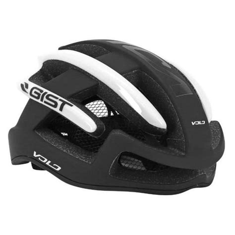 Casque vélo route Gist Volo Full In Mold 52 56 210g noir blanc