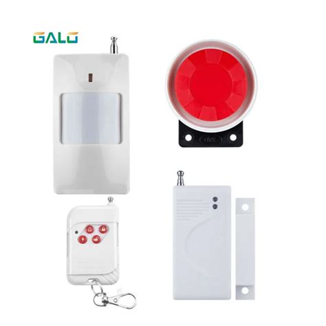 Sensor Alarm Systems Home Security Mini Wireless Infrared Sensor Motion ...