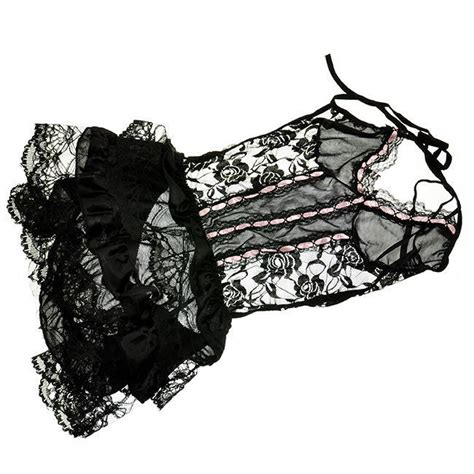 Sexy Lingerie Sleepwear Women S G String Dress Underwear Babydoll Lace Nightwear EBay