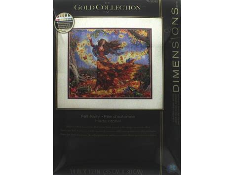 Dimensions Cross Stitch Kit 14x12 Fall Fairy - Walmart.com