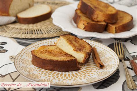 Cómo hacer torrijas de leche caseras al horno Receta tradicional