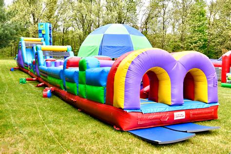 Extreme Inflatable Obstacle Course Ft Rent A Bounce House Course