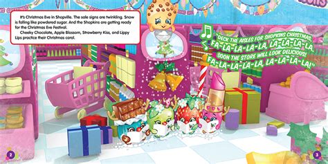 Shopkins A Merry Shopkins Christmas 8x8 With Stickers Scholastic