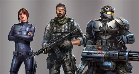 Modern Combat 5: Blackout Concept Art & Characters