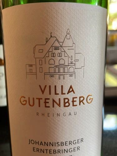 Weingut Villa Gutenberg Johannisberger Erntebringer Riesling Trocken