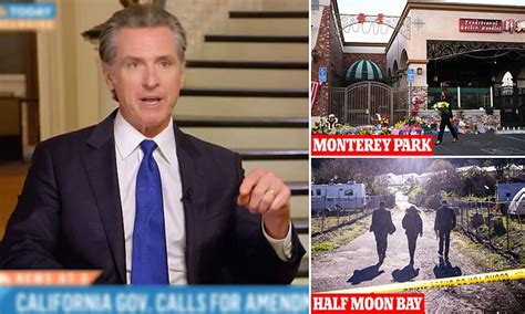 Gavin Newsom Wants A 28th Amendment Of U S Constitution To Restrict Gun Access Daily Mail Online