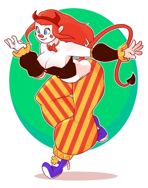 Olive The Clown Demon Semi Lit Monster Girl Roleplaying Amino