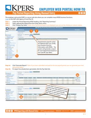 Fillable Online Kpers Ppr Report Using Manual Entry Kpers Kpers