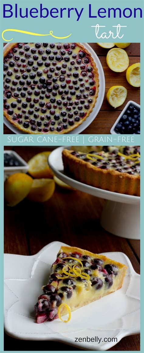 Blueberry Lemon Tart Grainfree Dairyfree