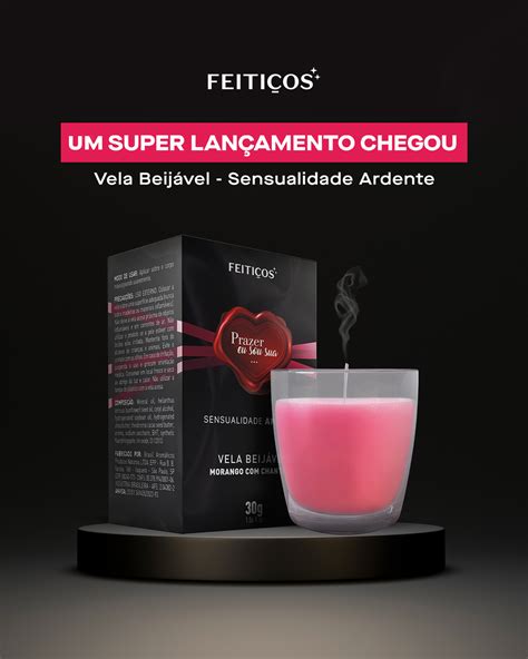 Vela Beijável Sensualidade Ardente Louise Lingerie