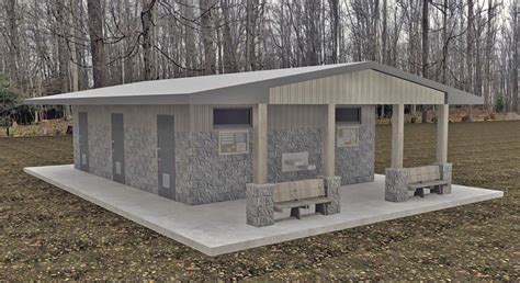 Shower Facility Being Installed At Price Park Campground Blowing