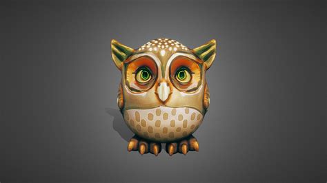 Owl (Tecolote) - 3D model by Joel Leppe (@leppejoel) [ddbff50] - Sketchfab