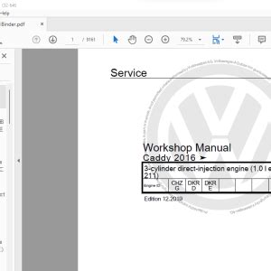 Volkswagen Caddy Workshop Manual Wiring Diagram