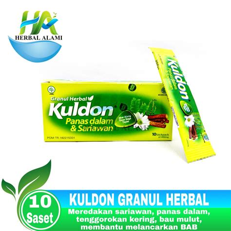 Jual Kuldon Granul Herbal Stick Kuldon Panas Dalam Sariawan