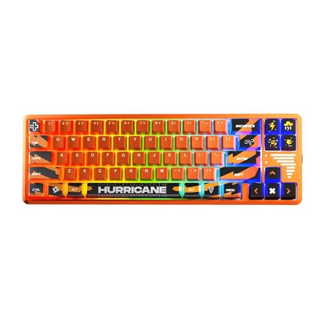 Mechanikus játék billentyűzet QwertyKey 65 Hurricane Hotswap RGB