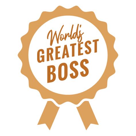 The Worlds Greatest Boss Logo Png And Svg Design For T Shirts