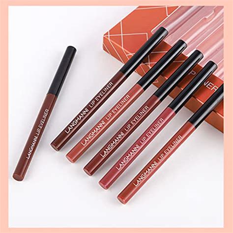 Pcs Lip Liner And Lipstick Set Colors Matte Liquid Lip Sticks Matching Smooth Nude Lip