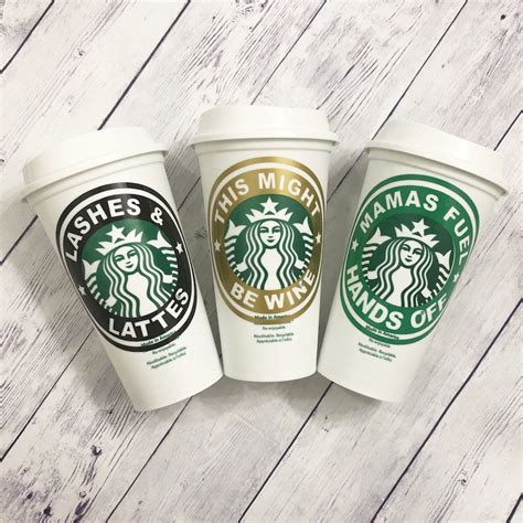 Starbucks Vasos Personalizados Starbucks Reutilizable Regalos Para