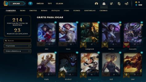 Conta Platina 1 Main Mid League Of Legends Contas GGMAX