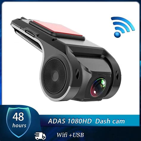 Dash Camera Dvr Adas Car Dash Cam Wifi Usb 2 In 1 1080p 170 Degree Wide