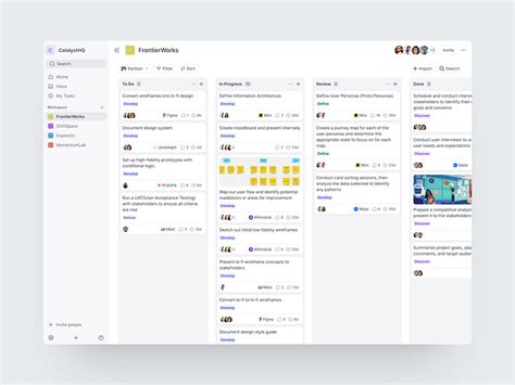 Kanban Board View by Jin Yong on Dribbble