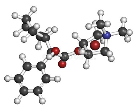 Glycopyrronium Bromide (glycopyrrolate) COPD Drug Molecule. Has ...