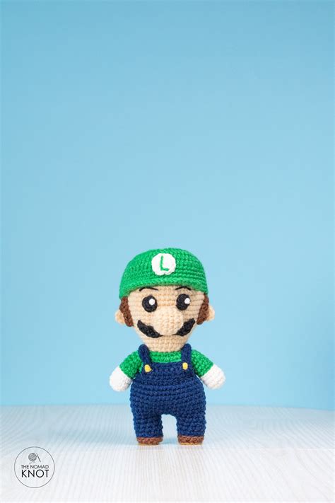 Luigi Crochet Pattern Amigurumi PDF Download Geek Crochet Toy - Etsy