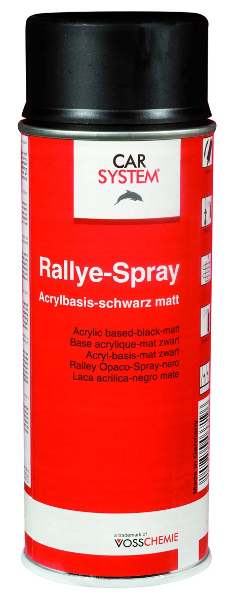 Rallye-Spray schwarz matt 400 ml - MANTER GmbH