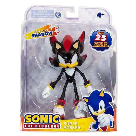 Sonic The Hedgehog 20th Anniversary Super Posers Shadow Action Figure ...