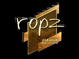 Ropz Gold Boston 2018 CSGO Sticker Price CS GO Captain