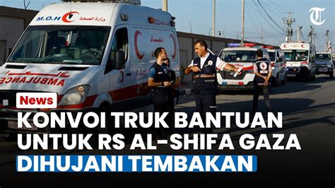 MENCEKAM Konvoi Truk Bantuan Dihujani Tembakan Misterius Saat Kirim