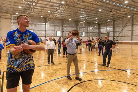 Premier Mark Mcgowan Officially Opens Upgraded Geraldton Basketball