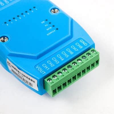 La adquisición de datos 4 a 20mA Modbus RS485 Converter la señal