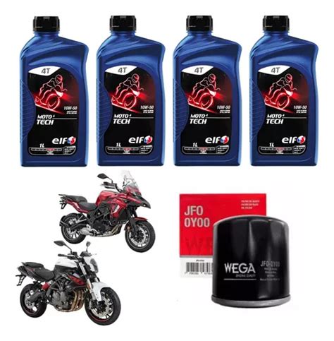 Kit Service Tnt 600 Gt Trk 502 Filtro Elf Sintético Sia