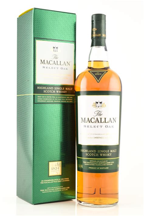 Macallan Select Oak 40 Vol 1 0l Speyside Whisky Schottischer