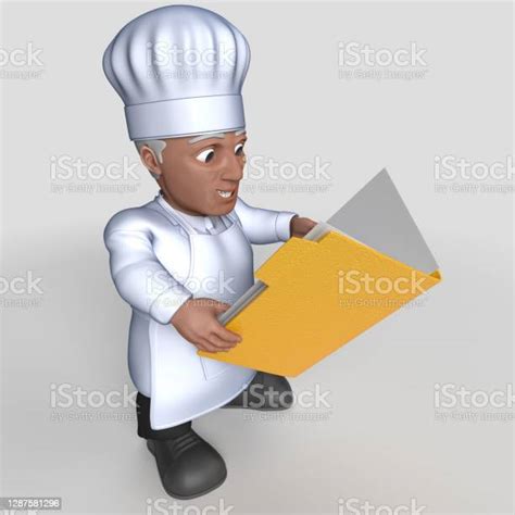 3d Cartoon Baker Character Stock Photo Download Image Now Adult