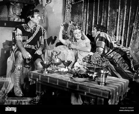 Samson And Delilah From Left Henry Wilcoxon Angela Lansbury Victor