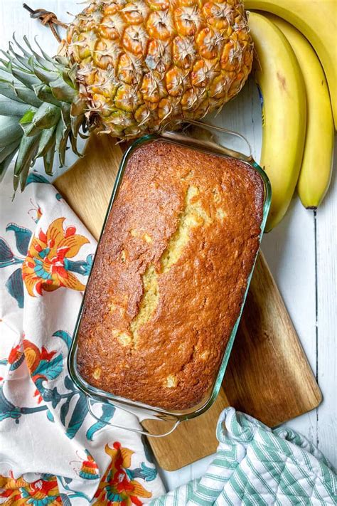 Easy Pineapple Banana Bread