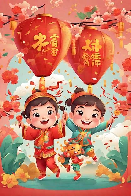 Premium Photo | Dragon Dance A Dazzling Chinese New Year Cartoon