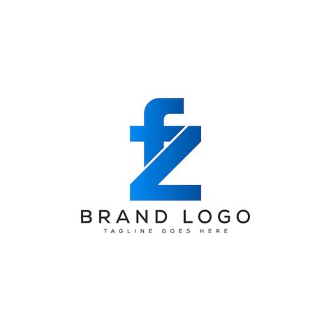 Premium Vector Letter Fz Logo Design Vector Template Design For Brand