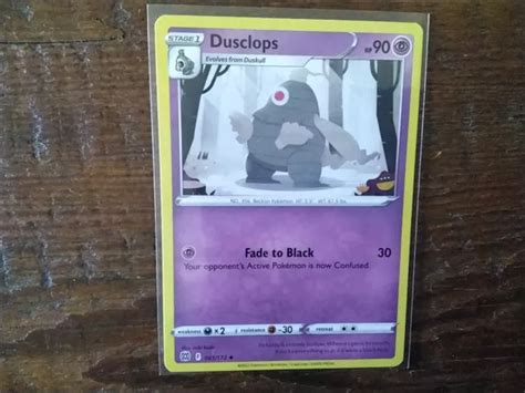 DUSCLOPS VMAX 061 172 Climax Holo Full Art Pokemon Card NM Ex Gx Vstar