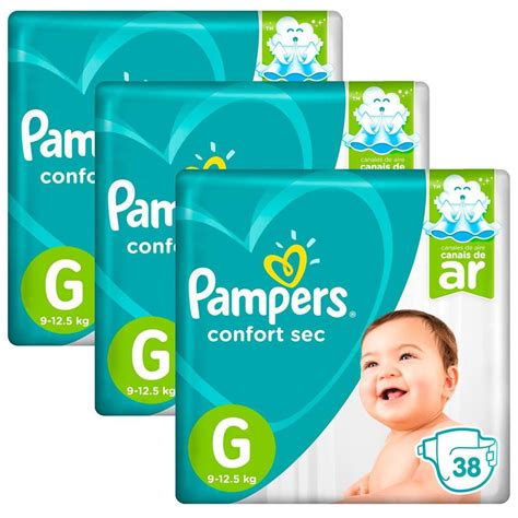 Fralda Pampers Confort Sec Goga P Casas Bahia