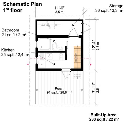 Beach Cabin Floor Plans - floorplans.click