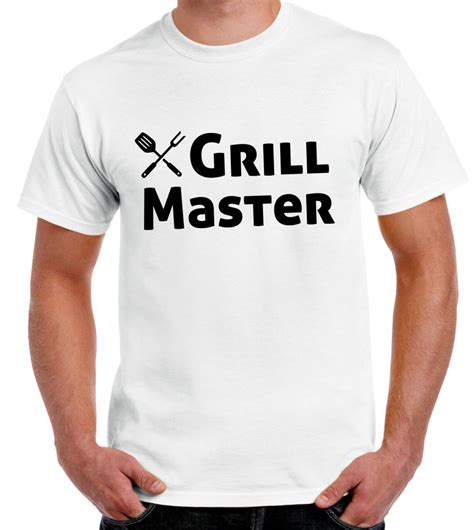 Grill Master Mens T Shirt Fathers Day T Shirt Dad Etsy