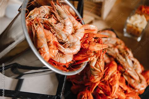 Boiled Red Crawfish Crawfish Ready To Eat Beer Snack Crayfish To