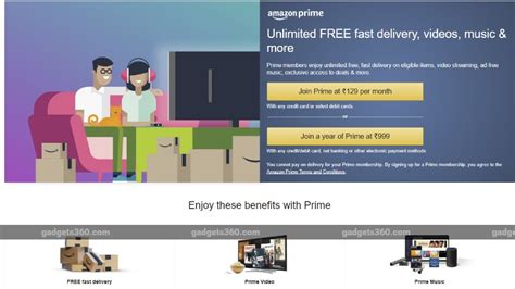 Amazon Prime Monthly Subscription Silently Launched at Rs. 129 in India ...