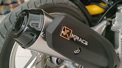 Knalpot Krace Std Racing Vario Youtube