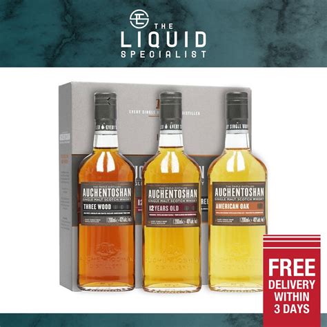 Auchentoshan Ultimate Collection Single Malt Scotch Whisky Gift Set