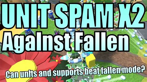 Unit Spam And Support Against Fallen Mode Roblox Tower Defense Simulator Youtube