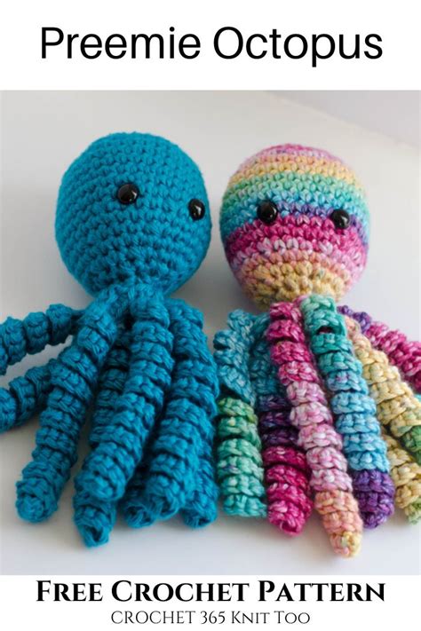 Octopus For Preemies Free Crochet Patterns